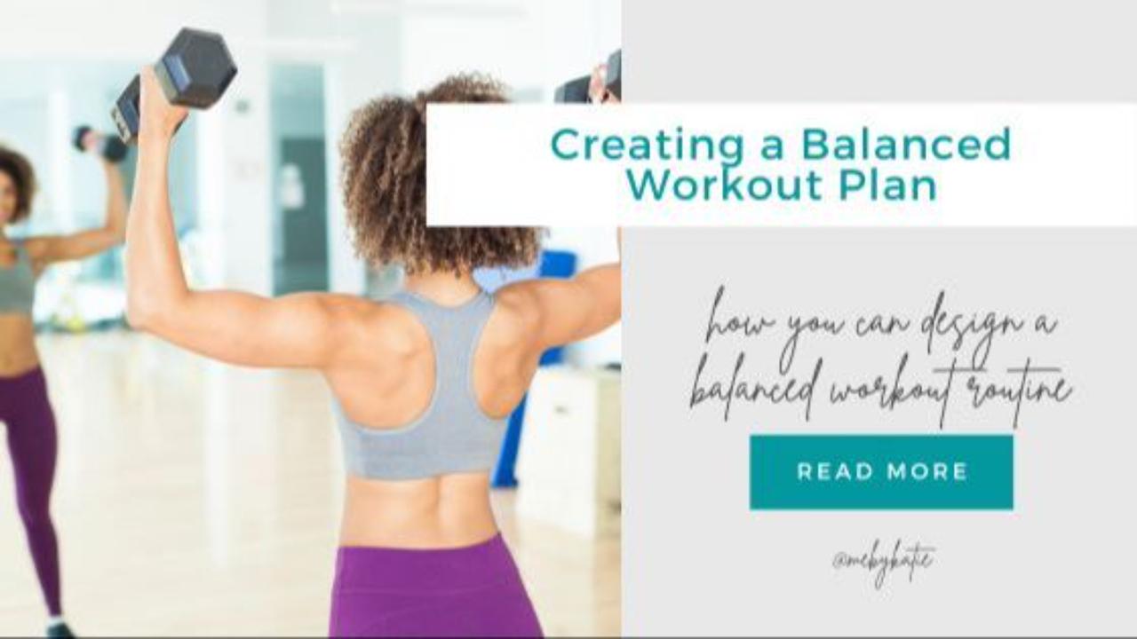 Designing a Balanced⁤ Workout Plan that Fits Your Lifestyle